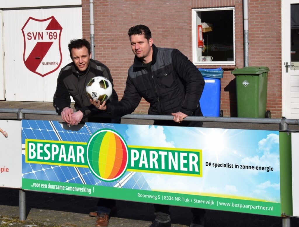 Sponsor zonnepanelen SVN69 Nijeveen BespaarPartner