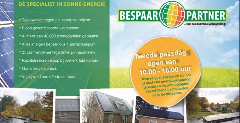 BespaarPartner: 2e Paasdag geopend